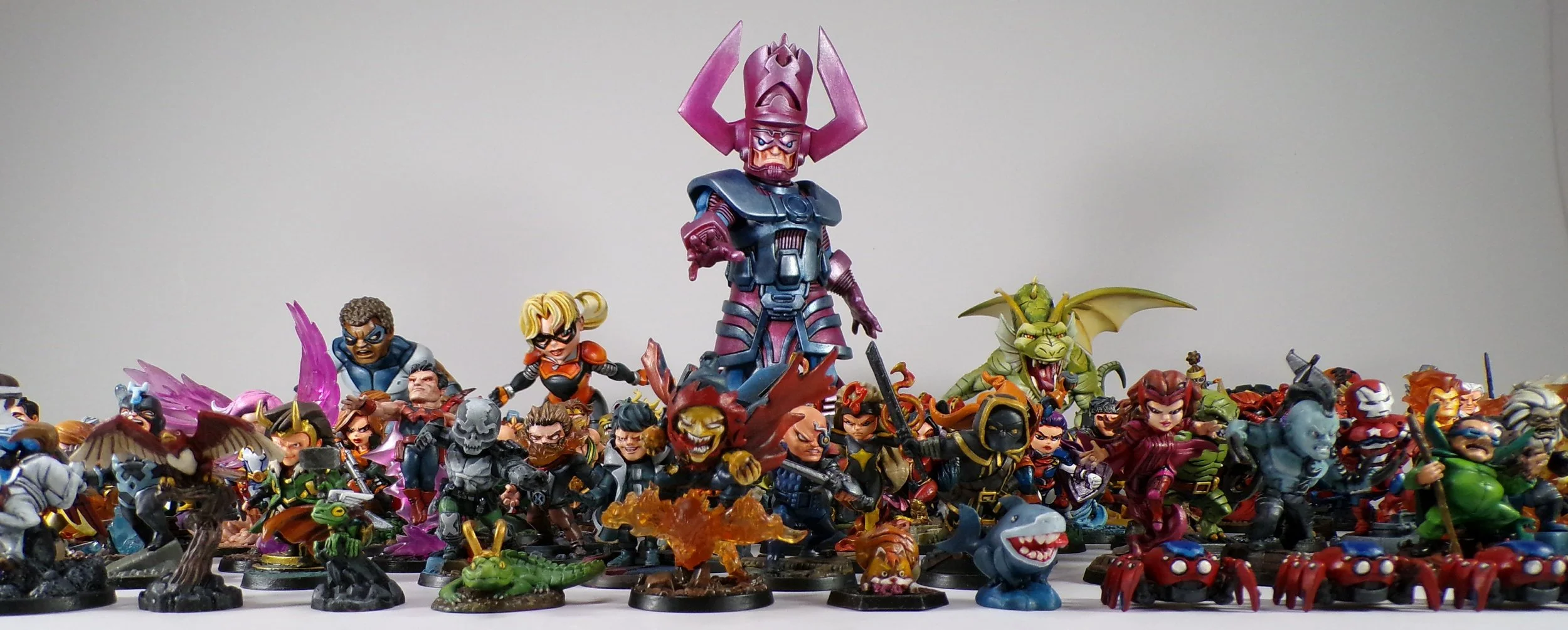 Some new Standard Quality Marvel United minis painted